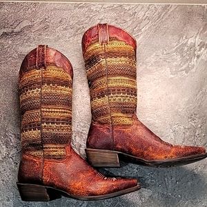 Roper Cowboy Boots (size 10)
